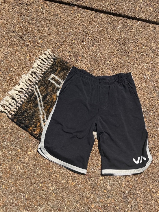 RVCA Other - Boys RVCA Black Athletic Shorts with Gray Trim